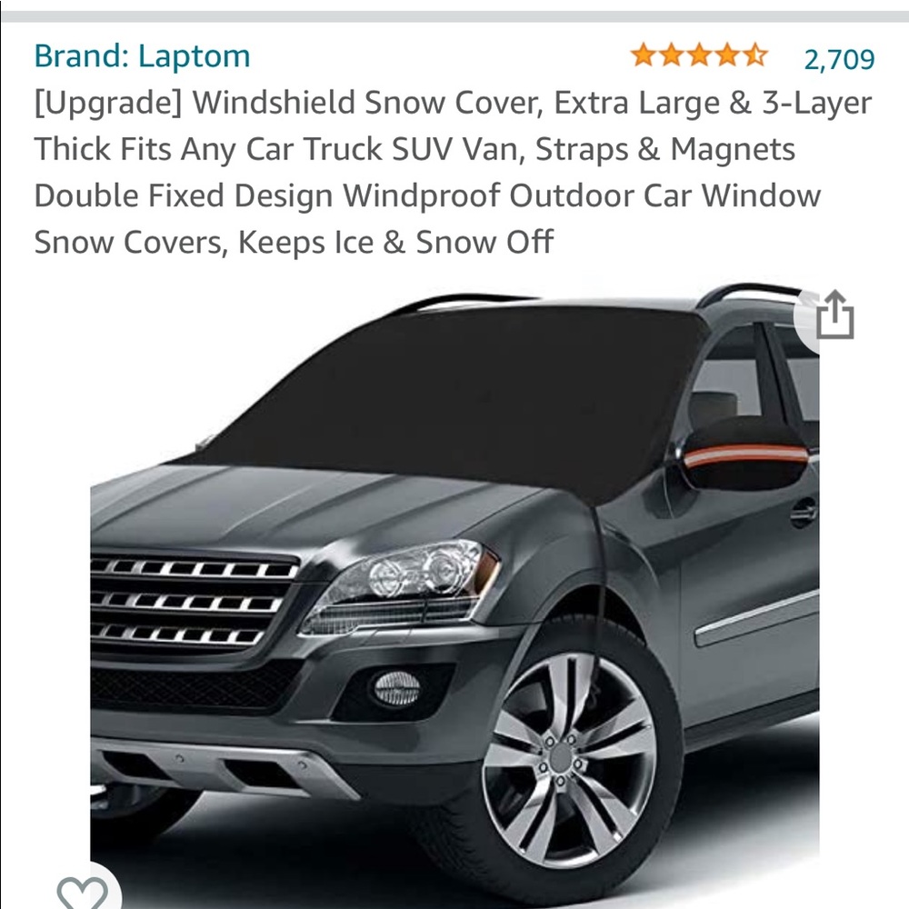 Windshield Snow Cover